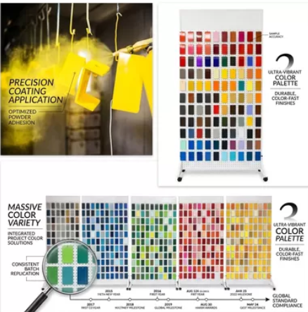 latest company news about Colored Powder Coating for Anti-Theft Doors: JIA ZHEN Launches Hyper Silver, RAL 8019, Fluorescent Yellow & Turquoise OEM Solutions